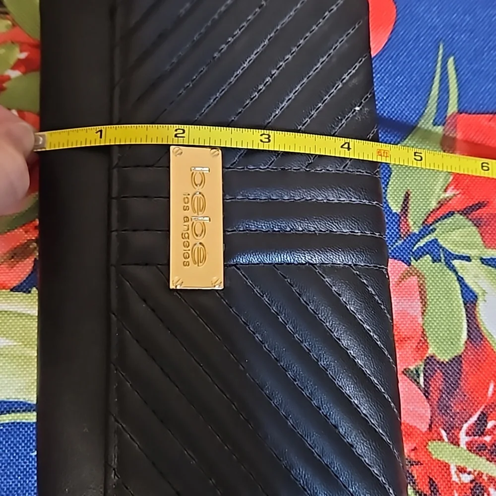 NWT bebe Black Wallet - Picture 5 of 7